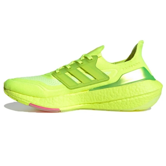 Adidas men's ultraboost 21 running shoes Solar Yellow FY0848 - Picture 3 of 13